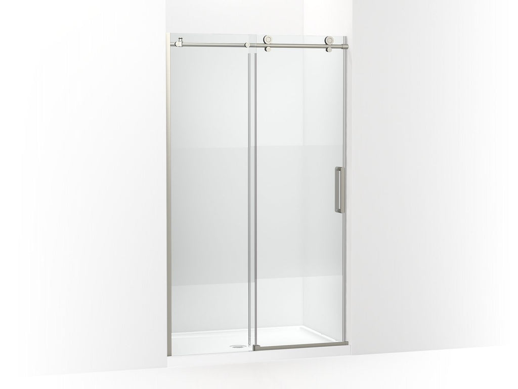 Composed™ 78" H Sliding Shower Door With 3/8"-Thick Glass