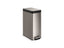 13-Gallon Stainless Steel Slim Step Trash Can With Bifold Lid