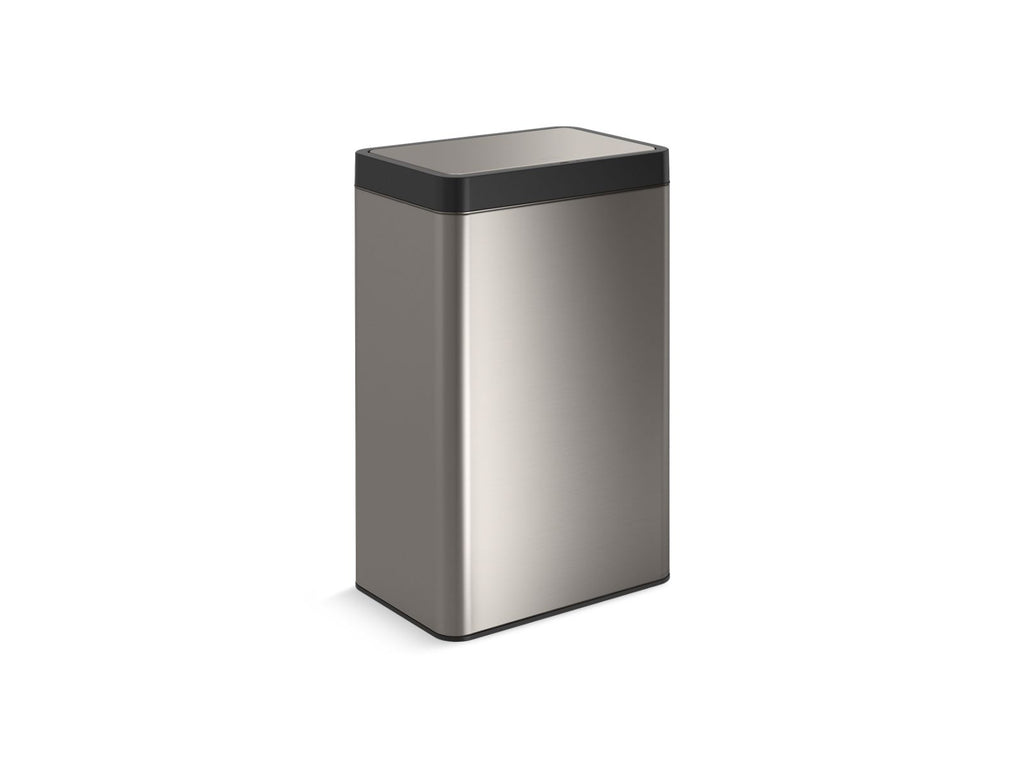 13-Gallon Touchless Stainless Steel Trash Can