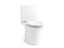 Veil® Two-Piece Elongated Toilet With Skirted Trapway, 1.28 Gpf