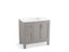 Quo™ 36" Bathroom Vanity Cabinet With Sink And Quartz Top