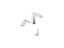 Kumin® Curve Touchless Lavatory Faucet And Soap Dispenser With Kinesis® Sensor Technology, Ac-Powered, 0.5 Gpm