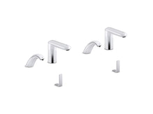 Kumin® Curve Touchless Lavatory Faucets And Soap Dispensers With Kinesis® Sensor Technology, Ac-Powered, 0.5 Gpm