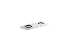 4" Two-Hole Escutcheon Plate For Insight™ And Kinesis® Lavatory Faucets And Soap Dispensers