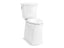 Corbelle® Tall Two-Piece Elongated Toilet With Skirted Trapway, 1.28 Gpf