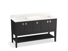 Seagrove™ By Studio Mcgee 60" Bathroom Vanity Cabinet With Sinks And Quartz Top