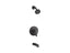 Pitch® Rite-Temp® Bath And Shower Trim Kit With Push-Button Diverter And Lever Handle, 2.5 Gpm