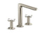 002™ Deck-Mount Bath Faucet, White Carrara