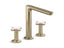 002™ Deck-Mount Bath Faucet, Rose Quartz