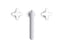 002™ Widespread Sink Faucet, Tall Spout, White Carrara Cross Handles