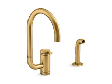 Components® Single-Handle Kitchen Sink Faucet With Two-Function Extended-Reach Spout And Side Sprayer