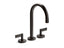 One™ Deck-Mount Bath Faucet, Gooseneck Spout, Lever Handles