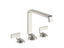 Guise™ Deck-Mount Bath Faucet, Lever Handle