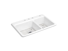 Riverby® 33" Top-Mount Double-Bowl Kitchen Sink