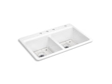 Riverby® 33" Top-Mount Double-Bowl Kitchen Sink