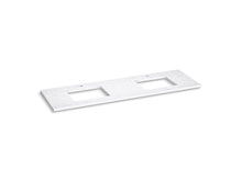 Silestone® 73" Quartz Vanity Top With Two Rectangular Cutouts