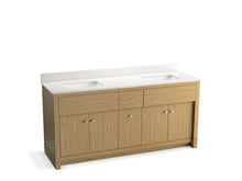 Alouette™ 72" Bathroom Vanity Cabinet With Sinks And Quartz Top