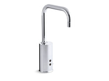 Gooseneck Touchless Single-Hole Lavatory Faucet With Insight™ Sensor Technology And Temperature Mixer, Hes-Powered, Less Drain, 0.35 Gpm