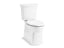 Corbelle® Tall Two-Piece Elongated Toilet With Skirted Trapway, 1.28 Gpf