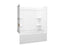 Ensemble™ Medley® 60" X 32" Vikrell Bath/Shower With Aging In Place Backerboards, Right Drain