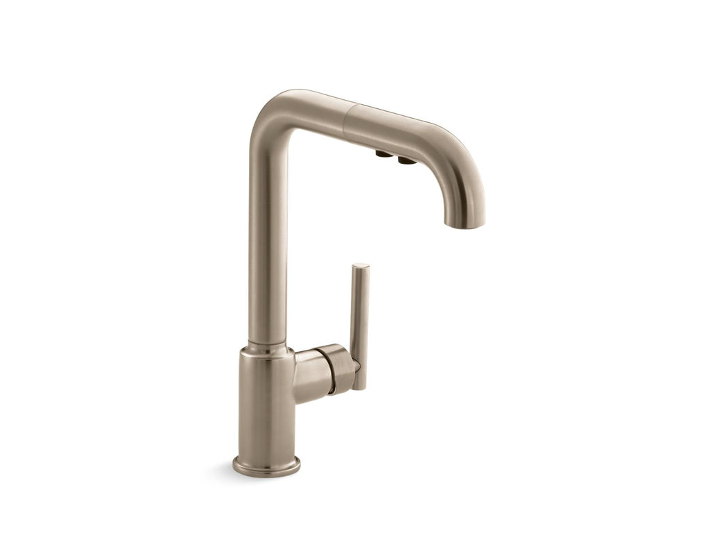 Purist® Pull-Out Kitchen Sink Faucet With Three-Function Sprayhead
