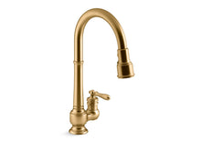 Artifacts® Pull-Down Kitchen Sink Faucet With Three-Function Sprayhead