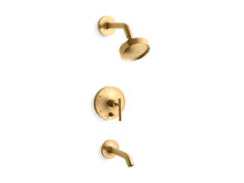 Purist® Rite-Temp® Bath And Shower Trim Kit With Push-Button Diverter And Lever Handle, 2.5 Gpm