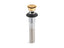 Clicker Drain With Overflow