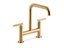 Purist® Two-Hole Bridge Kitchen Sink Faucet