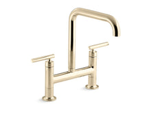 Purist® Two-Hole Bridge Kitchen Sink Faucet