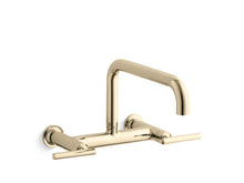 Purist® Two-Hole Wall-Mount Bridge Kitchen Sink Faucet