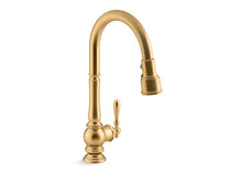 Artifacts® Pull-Down Kitchen Sink Faucet With Three-Function Sprayhead