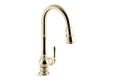 Artifacts® Pull-Down Kitchen Sink Faucet With Three-Function Sprayhead