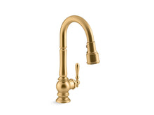 Artifacts® Pull-Down Kitchen Sink Faucet With Three-Function Sprayhead