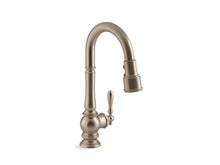Artifacts® Pull-Down Kitchen Sink Faucet With Three-Function Sprayhead