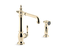 Artifacts® Single-Handle Kitchen Sink Faucet With Side Sprayer