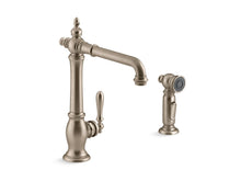 Artifacts® Single-Handle Kitchen Sink Faucet With Side Sprayer