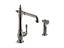 Artifacts® Single-Handle Kitchen Sink Faucet With Side Sprayer