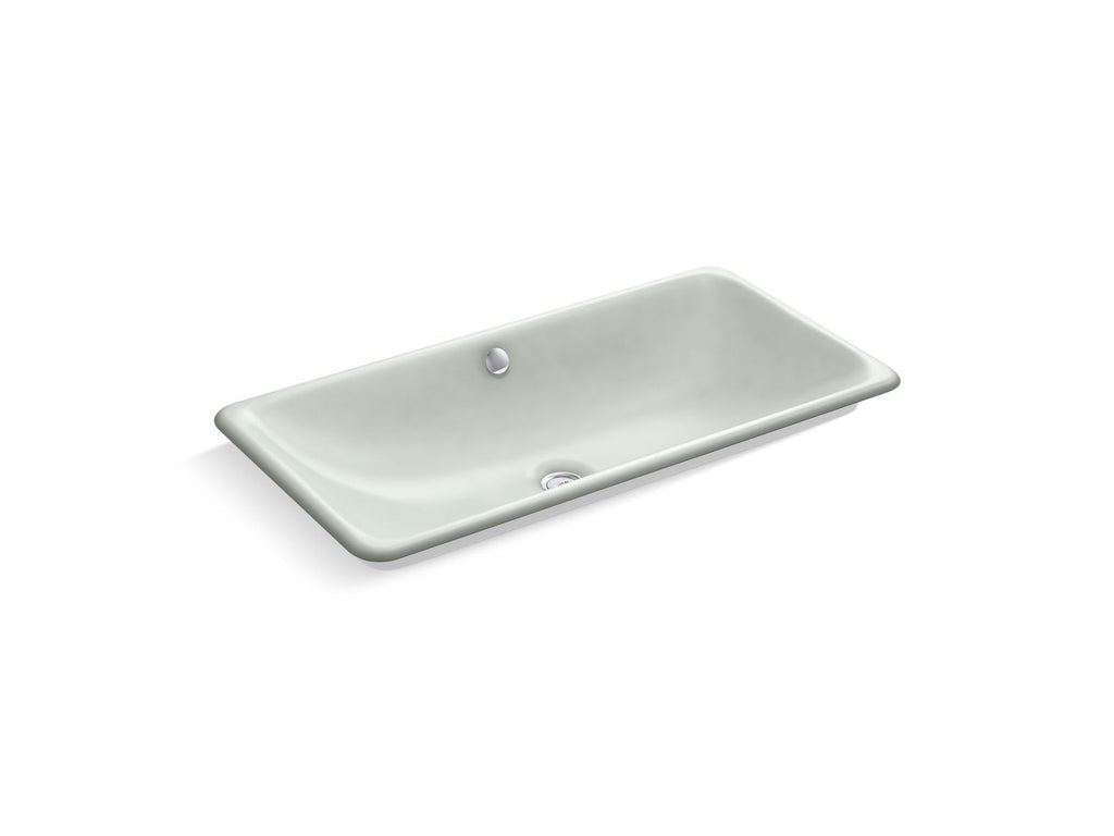 Iron Plains® 30" Rectangular Drop-In/Undermount/Vessel Bathroom Sink With White Painted Underside