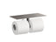 Components® Covered Double Toilet Paper Holder