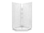 Intrigue™ 39" X 39" Vikrell® Tile Neo-Angle Shower Stall, Center Drain