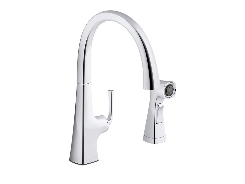 Graze® Single-Handle Kitchen Sink Faucet With Two-Function Side Sprayer