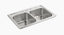 Middleton® 33" Top-Mount Double-Bowl Kitchen Sink