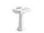 For Town 27" Pedestal Lavatory