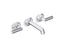 Pure Paletta® Wall-Mount Sink Faucet, Lever Handles
