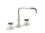 One™ Dm Bath Set, Tall Spout, Cross