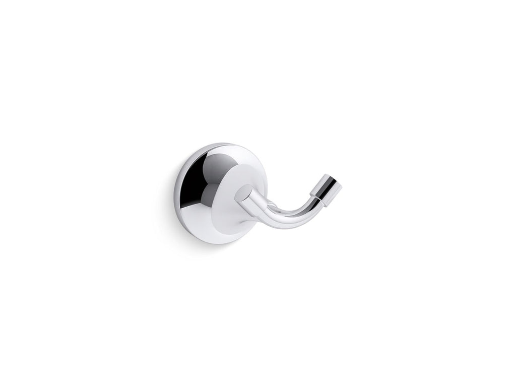 Bancroft Double Robe Hook in Vibrant Brushed Nickel