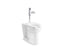 Modflex® Adjust-A-Bowl® Antimicrobial Toilet With Mach® Tripoint® Touchless Dc 1.6 Gpf Flushometer