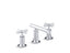 Purist® Widespread Bathroom Sink Faucet With Cross Handles, 1.2 Gpm