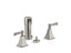 Memoirs® Stately Vertical spray bidet faucet with lever handles